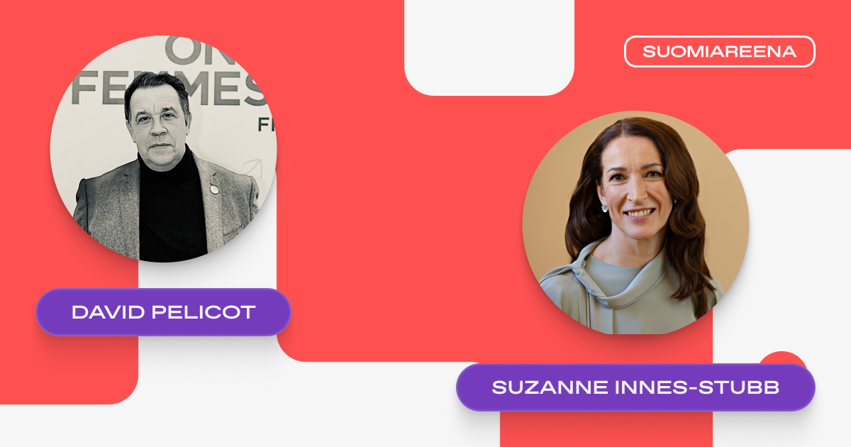 Kuvassa David Pelicot ja Suzanne Innes-Stubb.